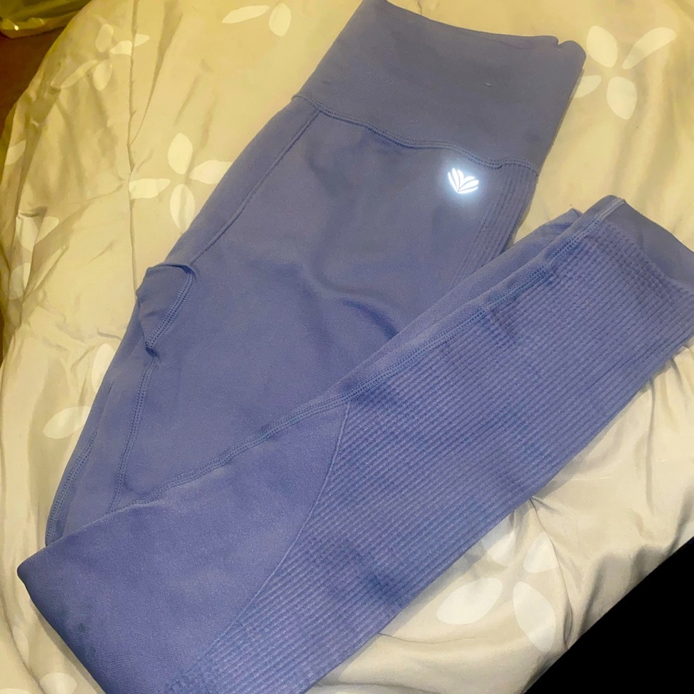 Light blue forever 21 workout leggings